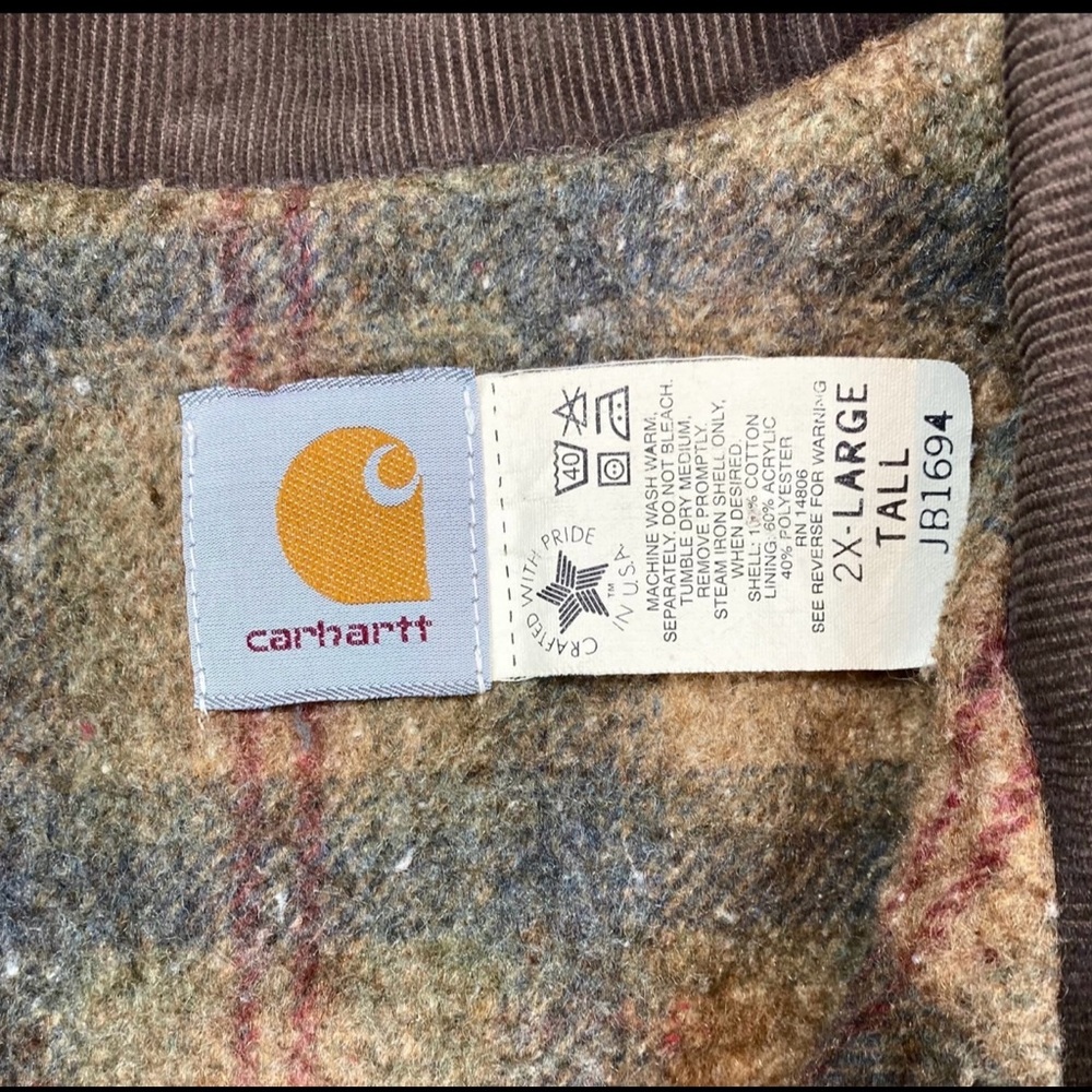 Vintage Carhartt Jacket (Light Green) - Picture 3 of 6